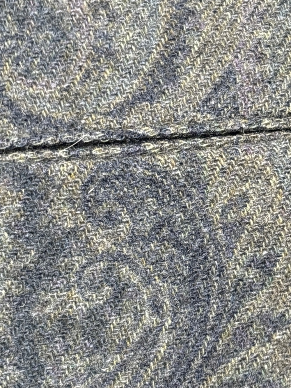 Ralph Lauren Black Label Paisley Print Shacket Made In USA Size 6 100% Wool - Picture 4 of 10
